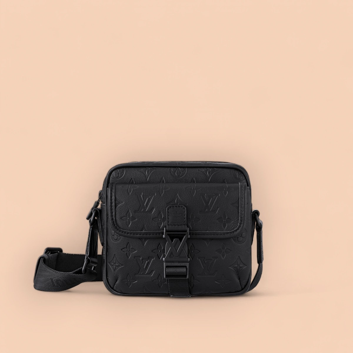 高仿包批發LV Getaway Monogram Shadow男士郵差包 包包-M12516正品級別-貨到付款