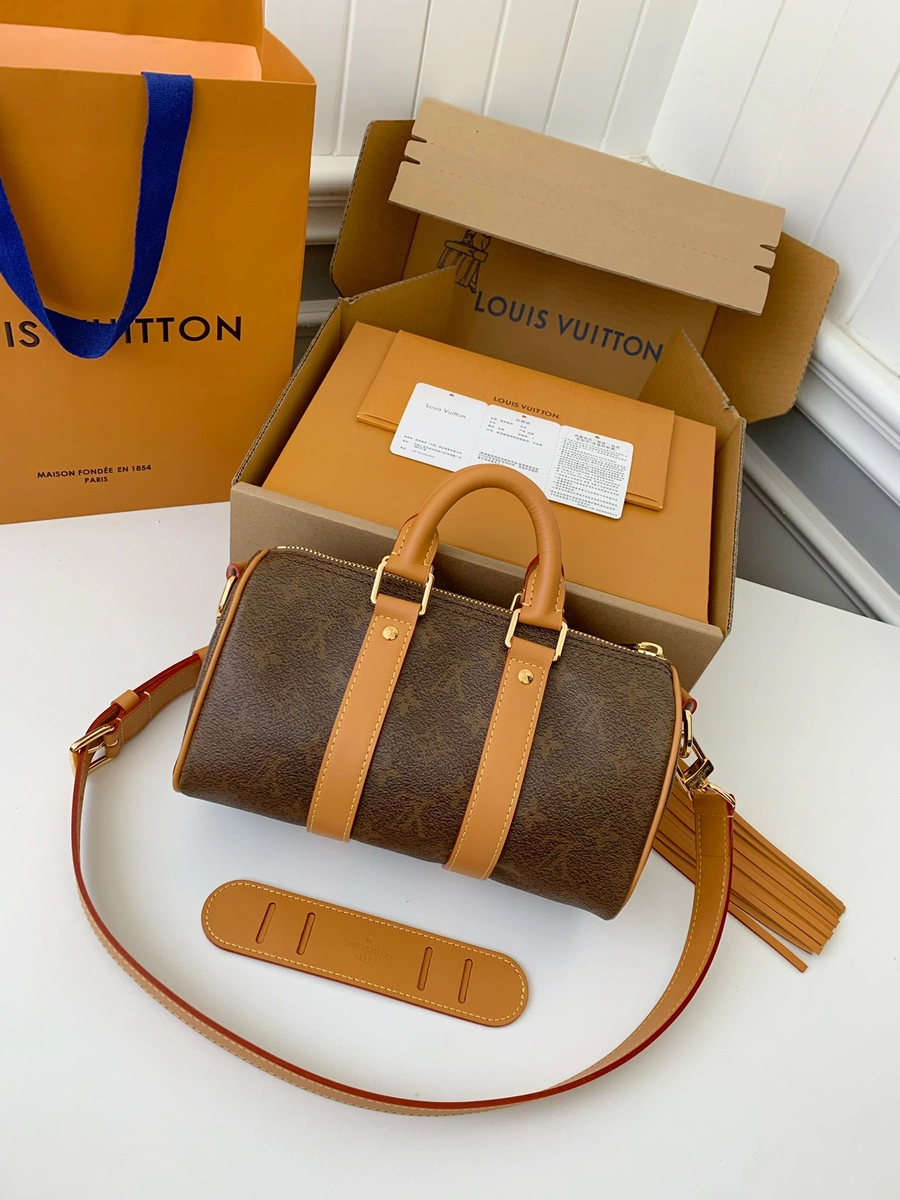 高仿包廠家LV Keepall Bandoulière 25 Monogram 旅行登機包 包包-M11542正品級別-貨到付款