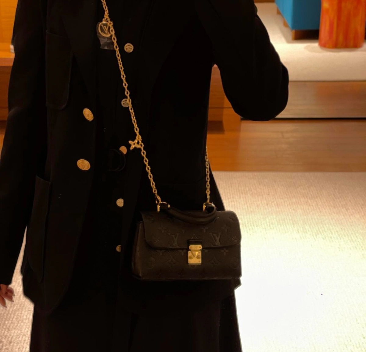 高仿名牌包LV Nano Madeleine Monogram epi 鏈條斜挎包-M12144正品級別-貨到付款
