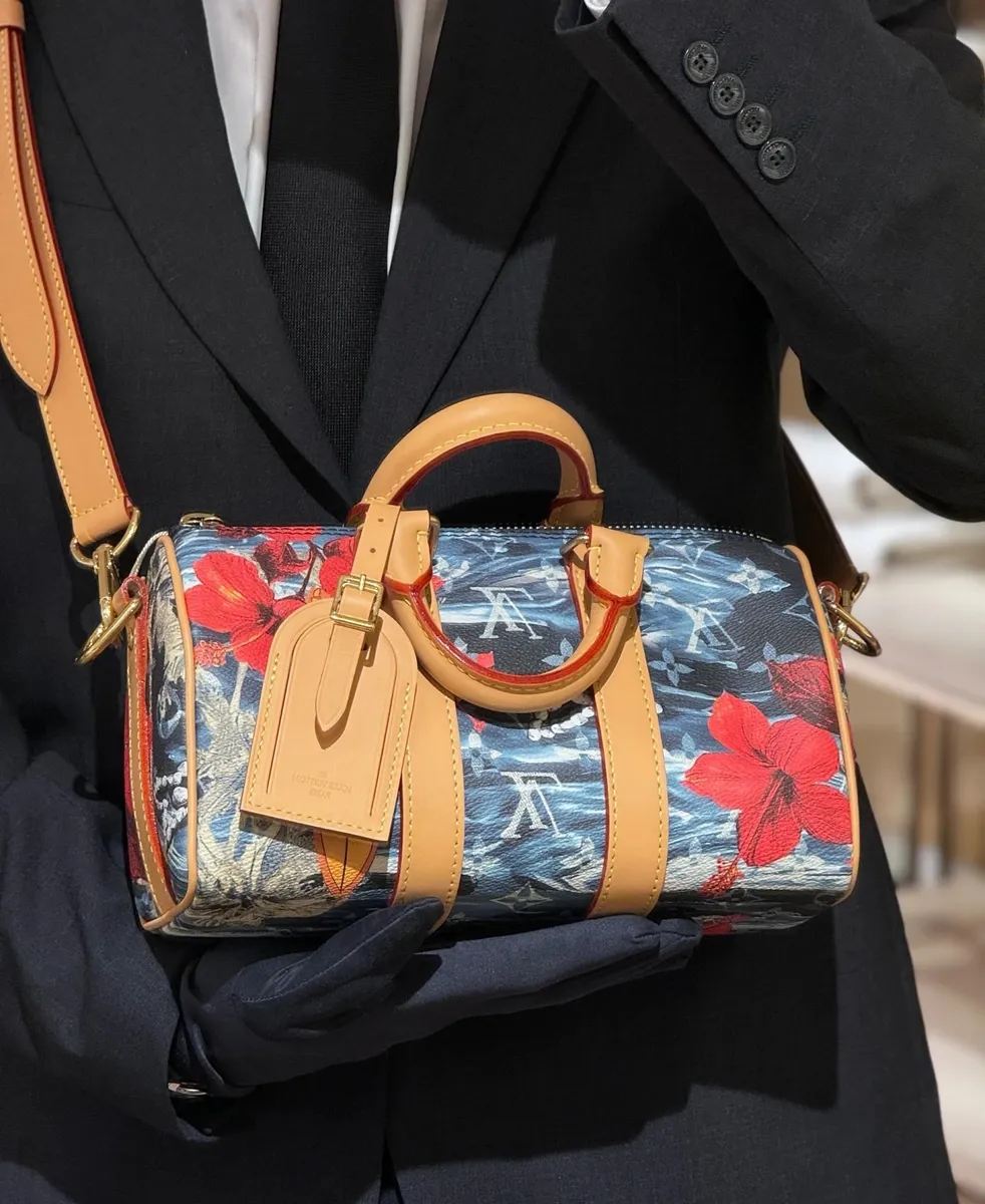 高仿包代理LV Keepall Bandoulière 25 男士旅行包 包包-M25440正品級別-貨到付款