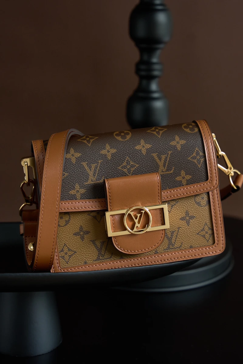 高仿名牌包LV Mini Dauphine 斜挎包 包包-M45959正品級別-貨到付款