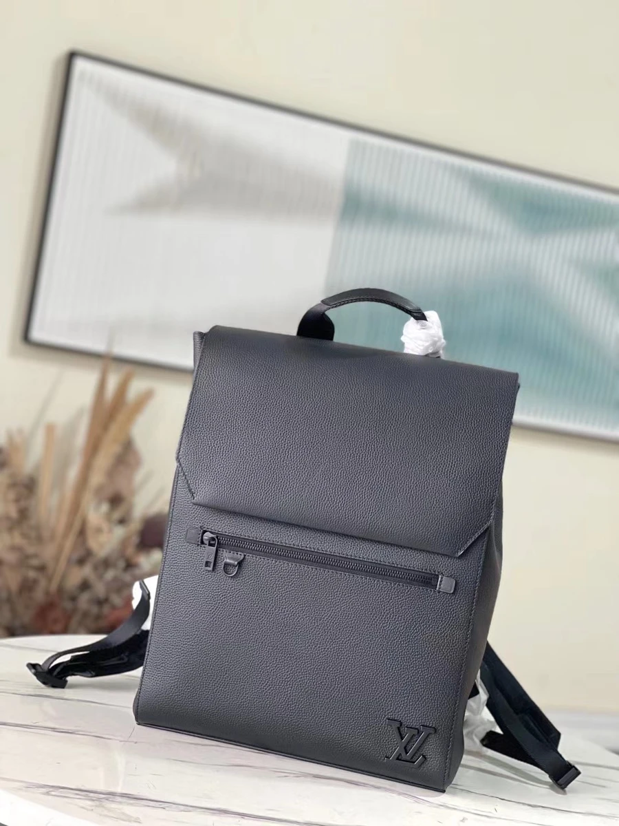 高仿包零售LV Flap 黑色 雙肩旅行背包 背包-M21367正品級別-貨到付款