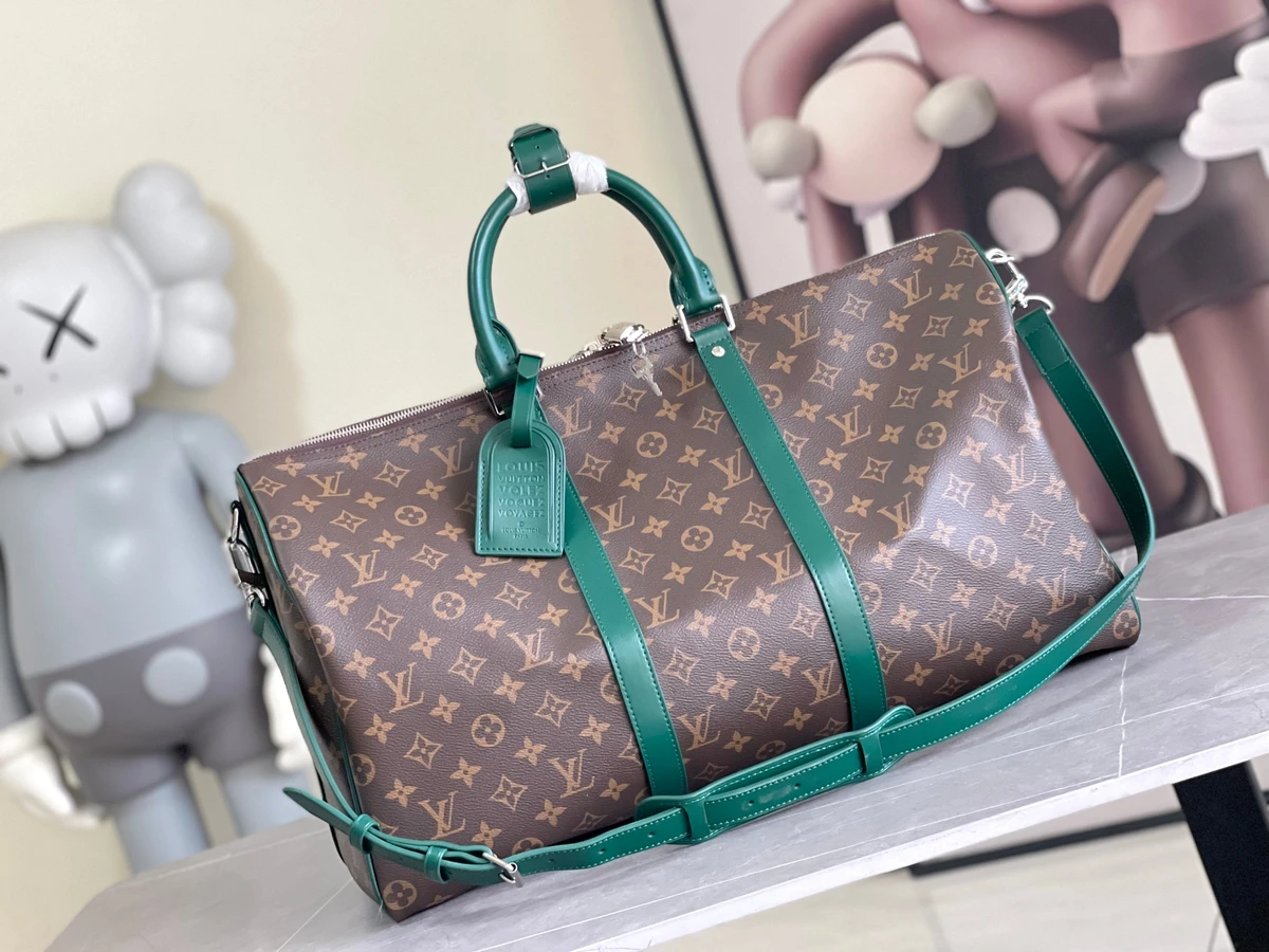 高仿奢侈品包LV Keepall Bandoulière 50 Monogram 旅行包 手提袋-M12630正品級別-貨到付款