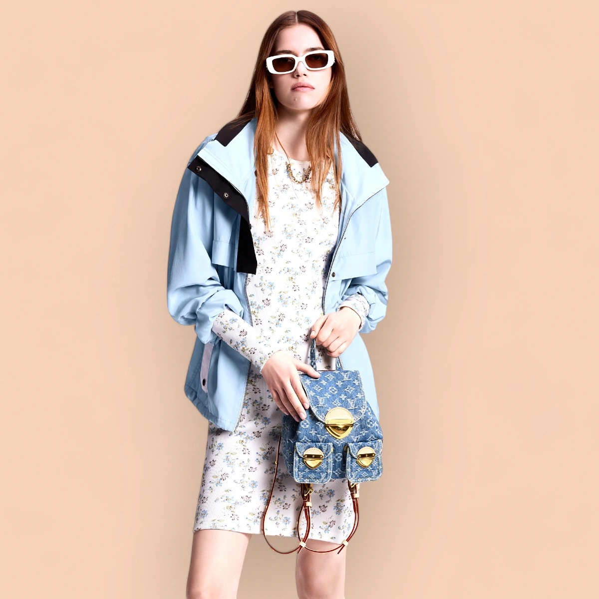 高仿包LV 新款 LV RemixVenice Monogram Denim 雙肩旅行背包 背包-M46836正品級別-貨到付款
