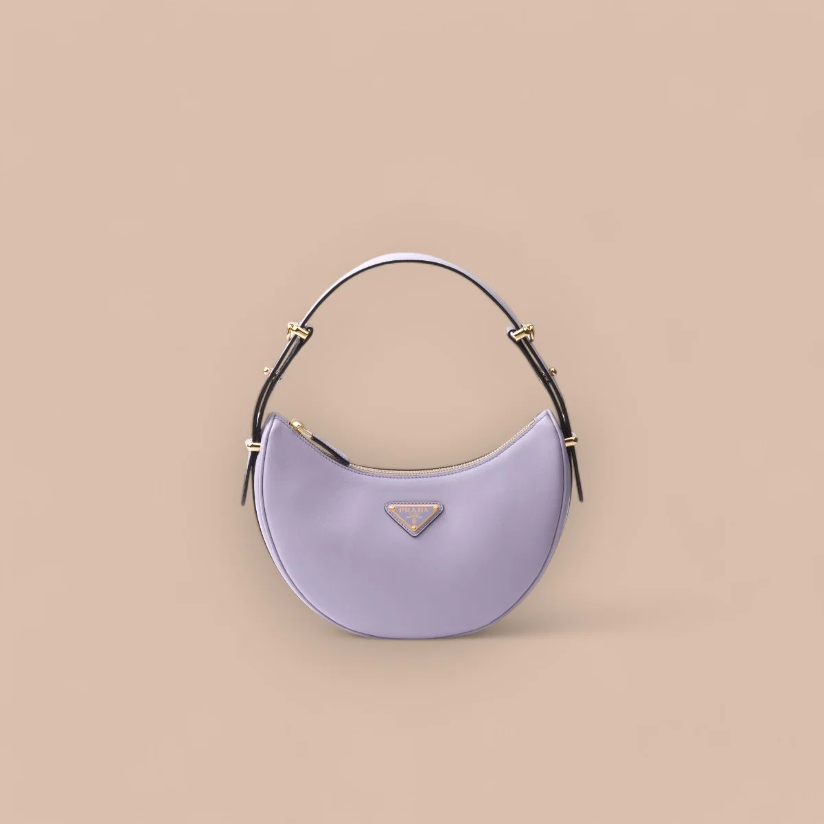 高仿奢侈品包Prada Nappa 1BC194 PM米白皮革單肩包包正品級別-貨到付款