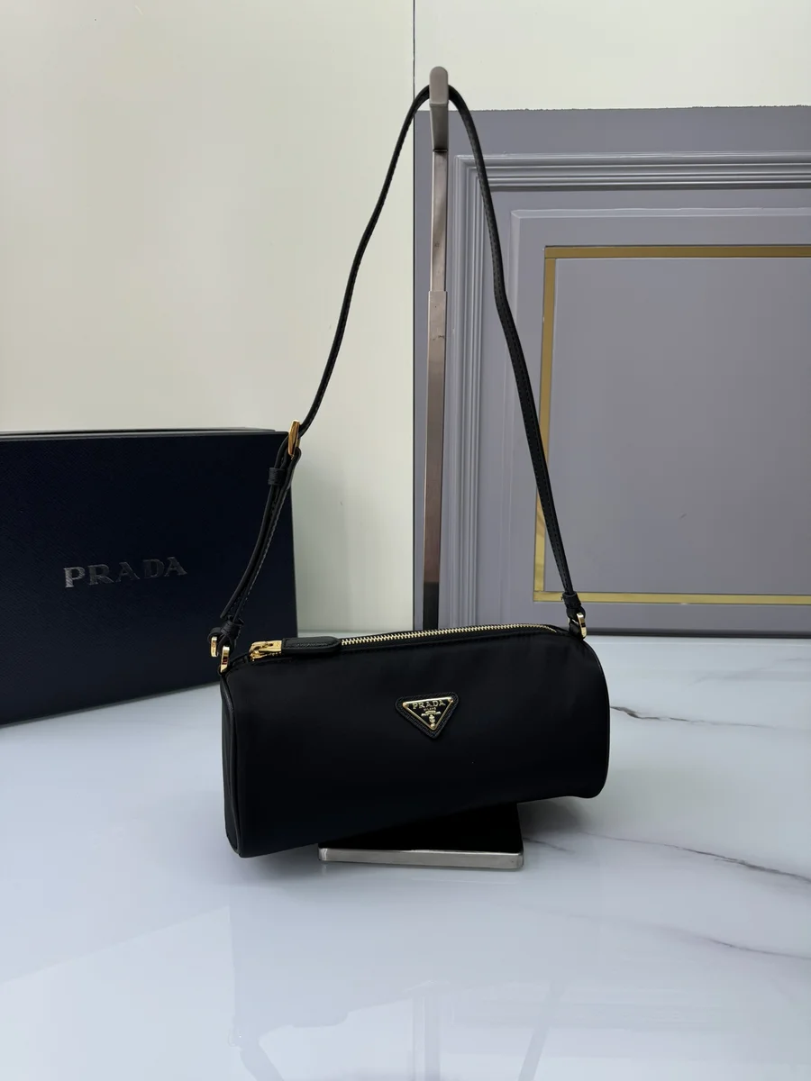 頂級高仿包Prada Re-Nylon 1NE058 PM黑色化妝包包正品級別-貨到付款