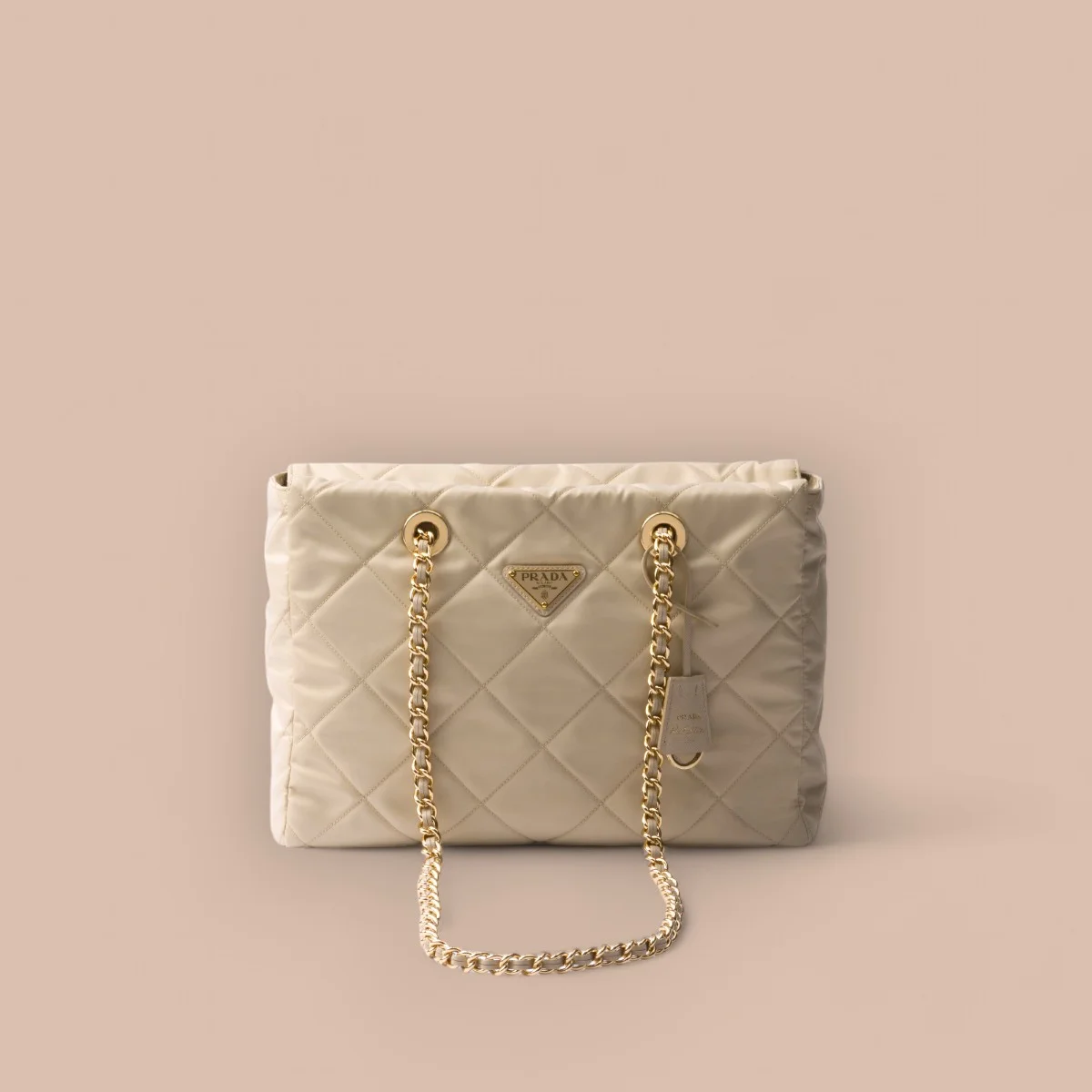 高仿包批發Prada Re-Nylon 1BG529 MM灰色尼龍手提包包正品級別-貨到付款