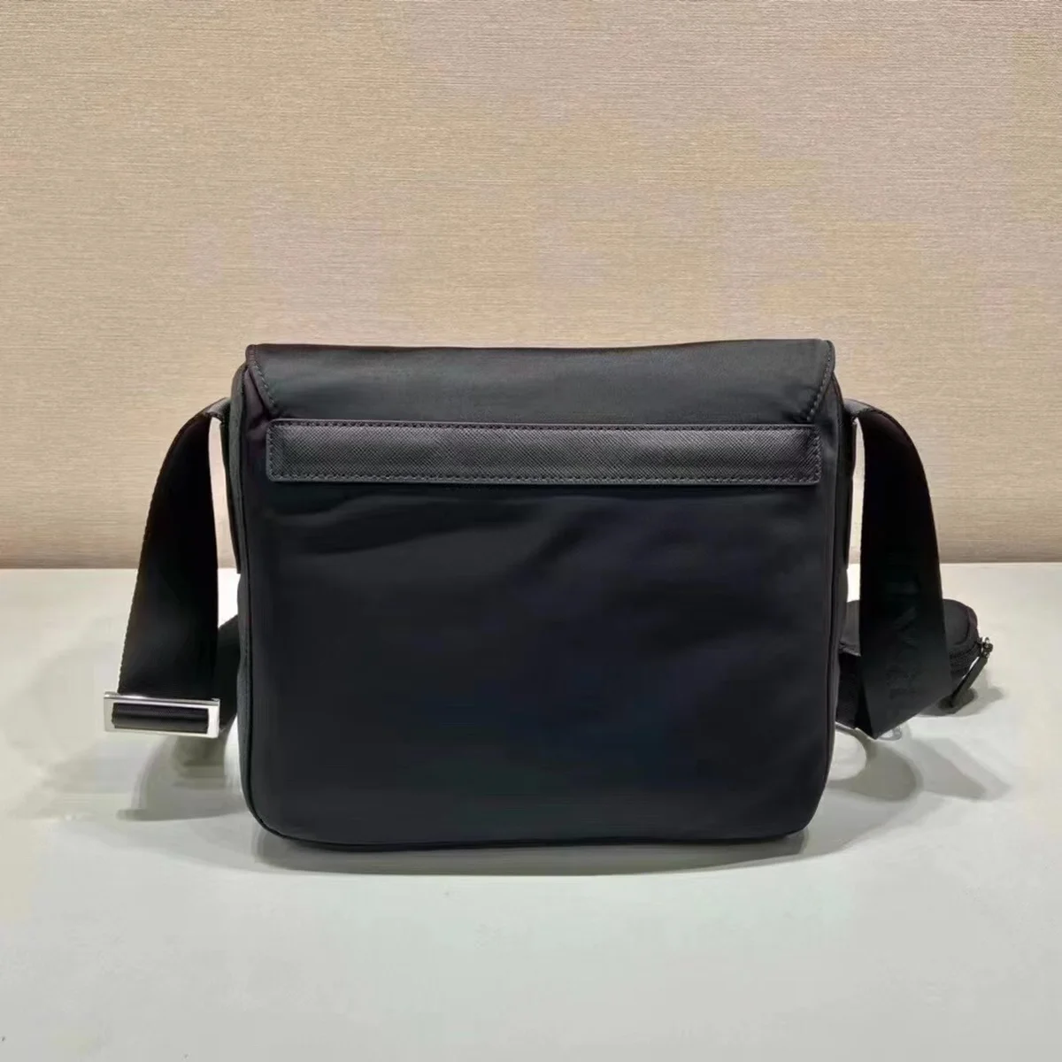 高仿包直銷Prada ReNylon 1BD994 MM黑色尼龍單肩包包正品級別-貨到付款