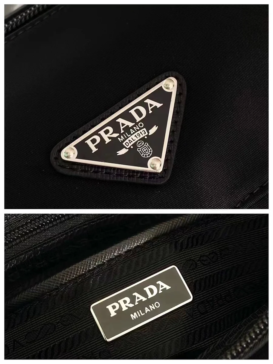 高仿包直銷Prada ReNylon 1BD994 MM黑色尼龍單肩包包正品級別-貨到付款