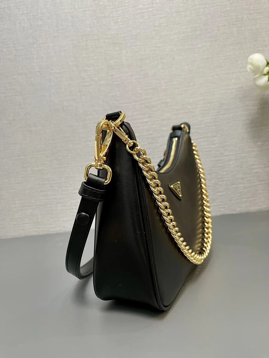 高仿包Prada Re-Nylon 1BC204 PM黑色尼龍單肩包包正品級別-貨到付款