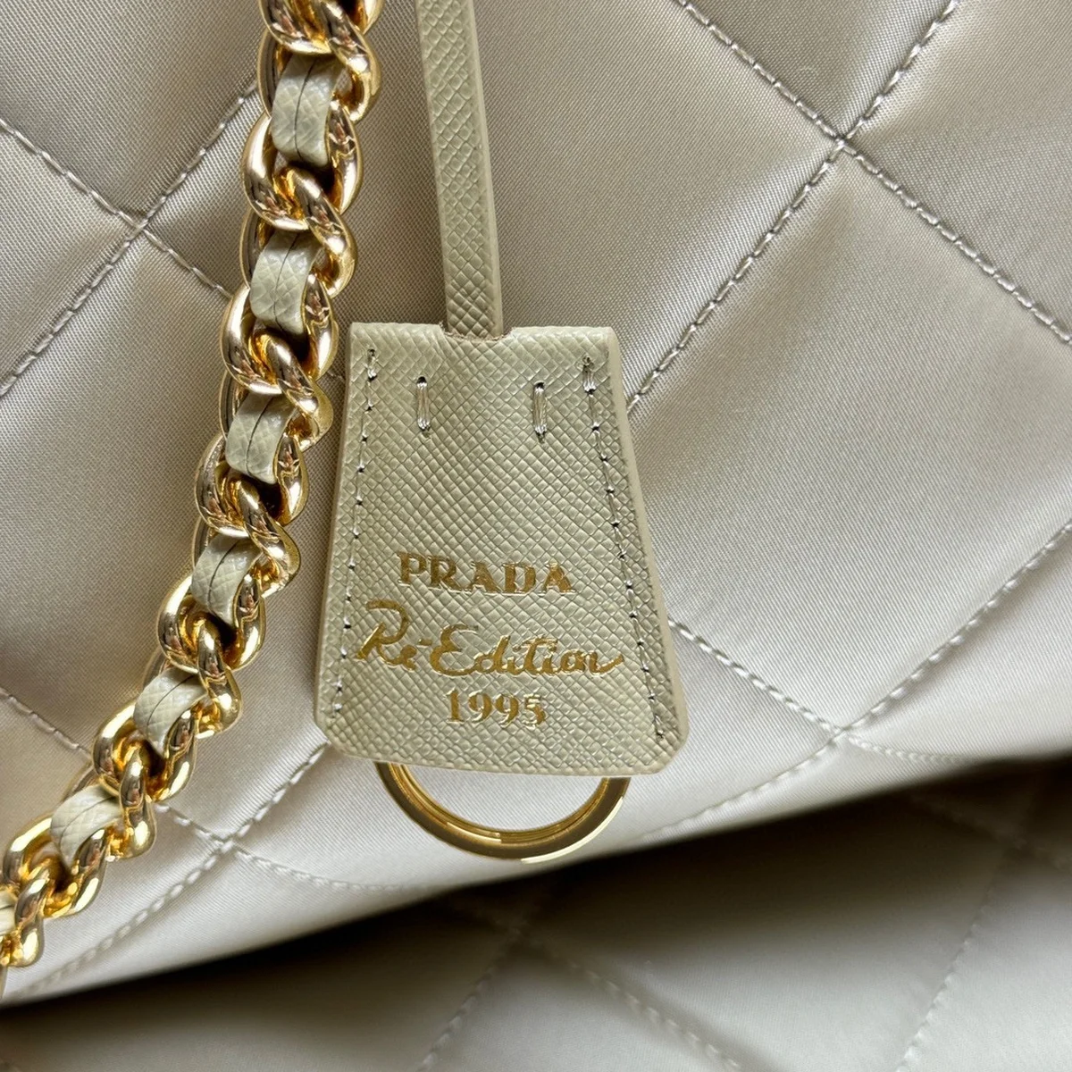 高仿包批發Prada Re-Nylon 1BG529 MM灰色尼龍手提包包正品級別-貨到付款