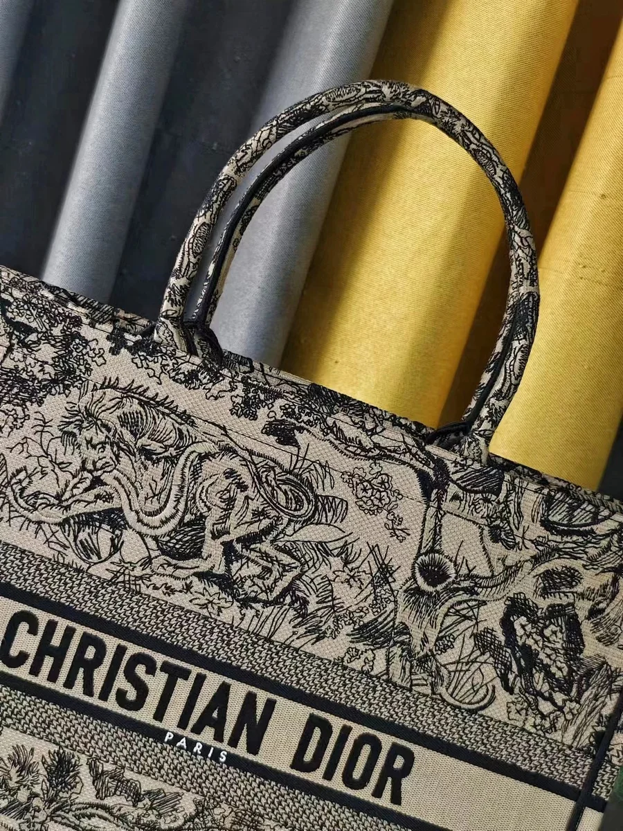 高仿名牌包Dior BookGM 藍色托特包包GM-M1286正品級別-貨到付款