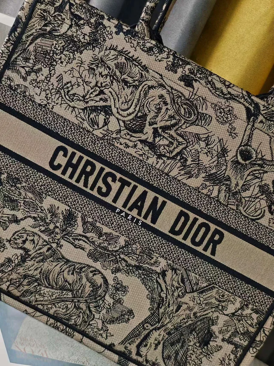 高仿名牌包Dior BookGM 藍色托特包包GM-M1286正品級別-貨到付款