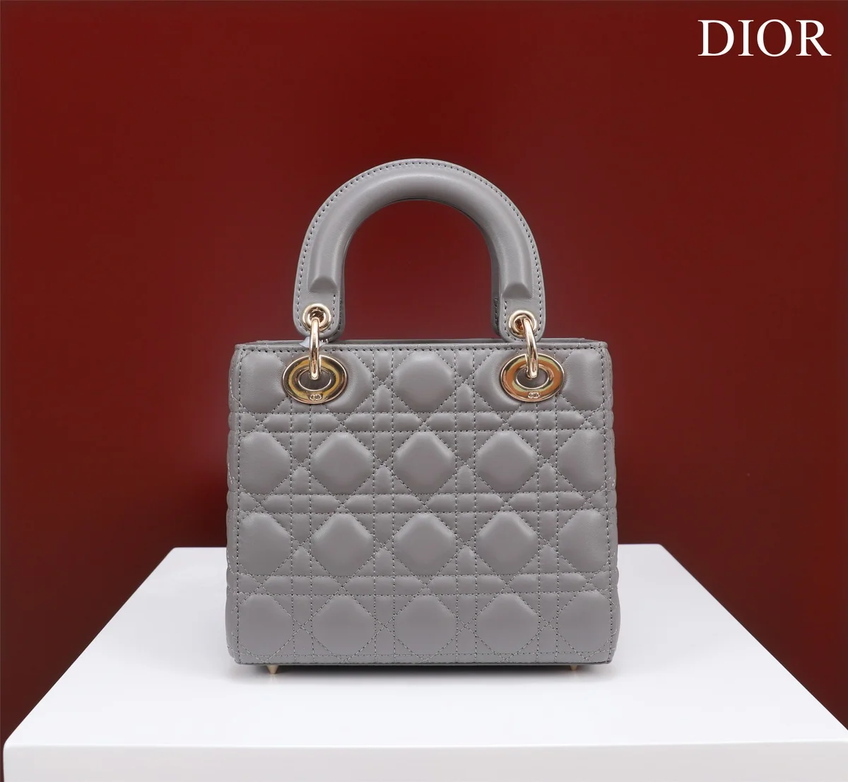 高仿包代理Dior Lady 灰色 羊皮斜挎包PM-M0538正品級別-貨到付款