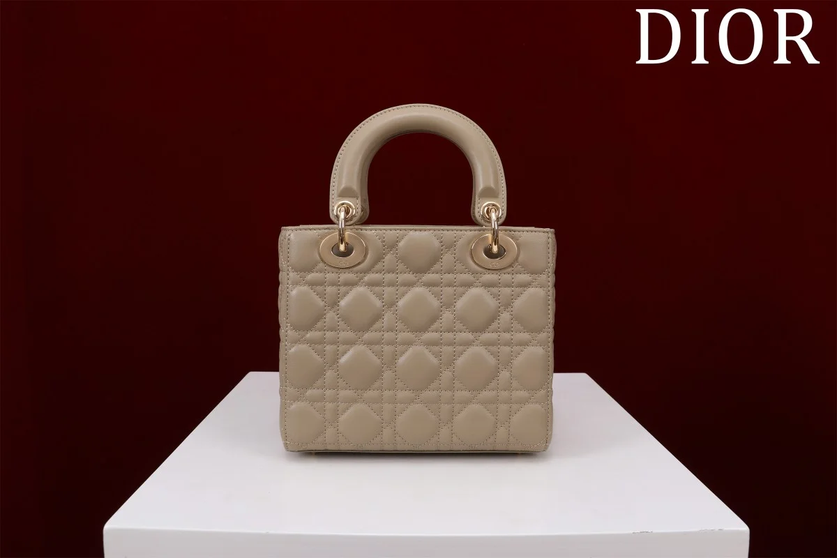 高仿包零售Dior Lady 餅乾褐 羊皮斜挎包PM-M0538正品級別-貨到付款