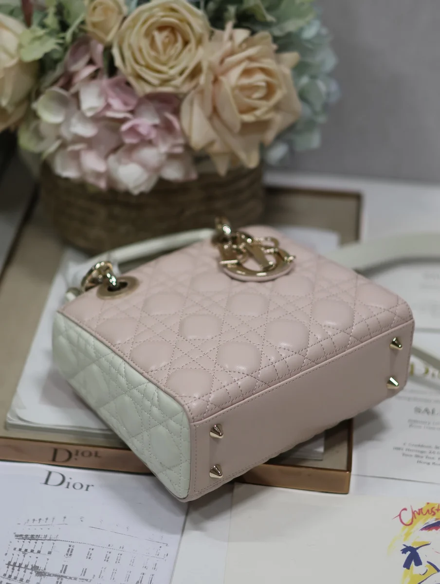 高仿包廠家Dior Lady 粉色斜挎包PM-M0531正品級別-貨到付款
