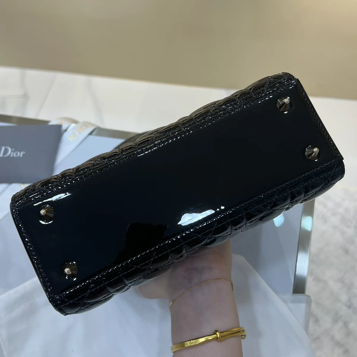 高仿包Dior Lady 黑色 小牛皮斜挎包PM-M0531正品級別-貨到付款