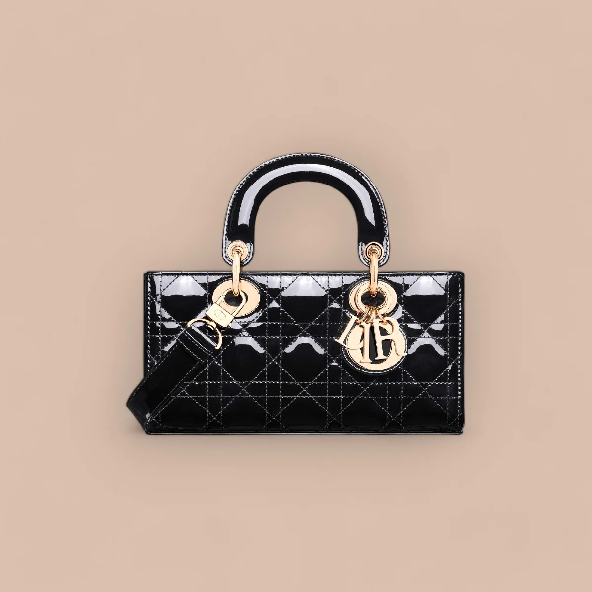 高仿包零售Dior Lady 黑色斜挎包PM-M0613正品級別-貨到付款