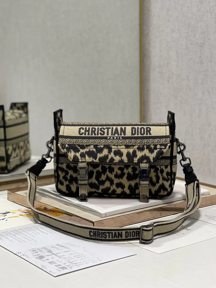 高仿奢侈品包Dior Oblique 藍色 布料斜挎包PM-M1241正品級別-貨到付款