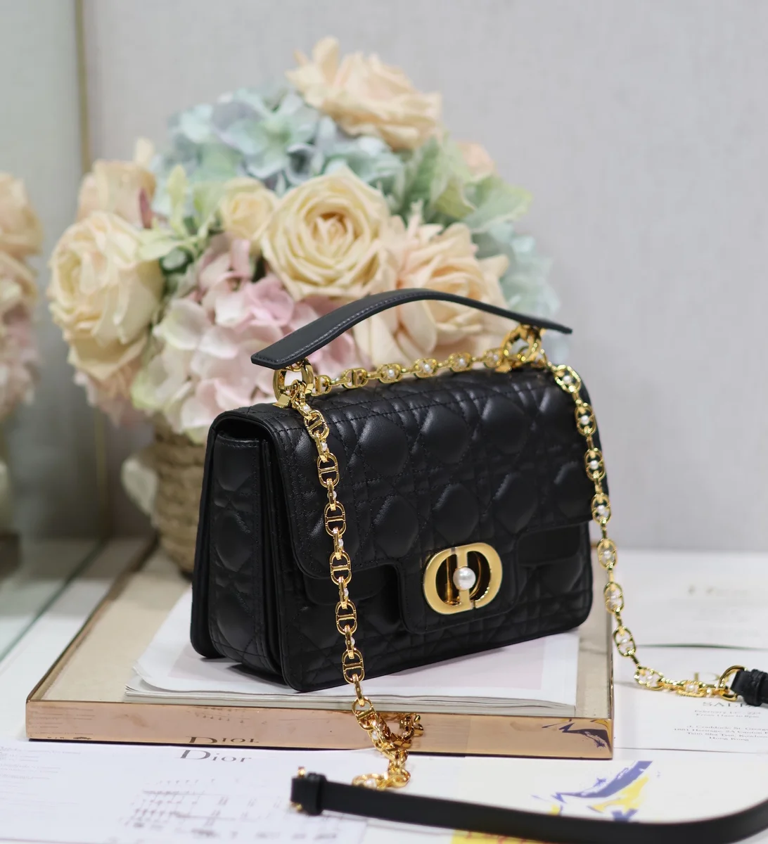 頂級高仿包Dior Jolie 黑色斜挎包PM-M9271正品級別-貨到付款