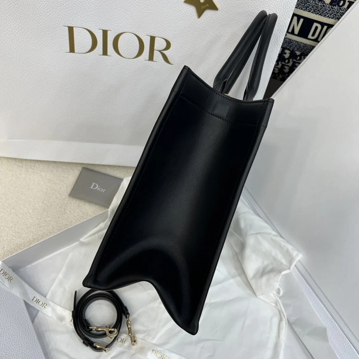 高仿包直銷Dior Book 黑色托特包包MM-M1324正品級別-貨到付款