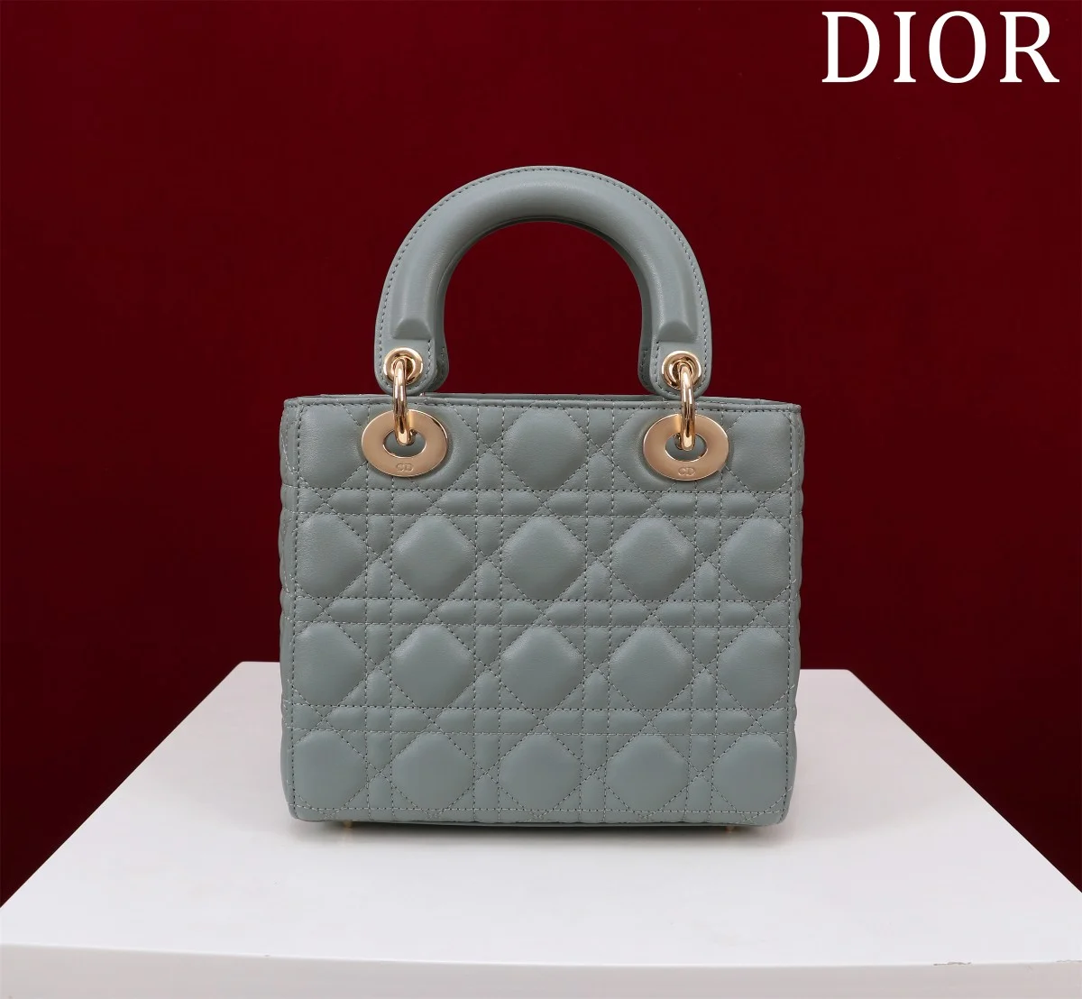 高仿包批發Dior Lady 淡藍 羊皮斜挎包PM-M0538正品級別-貨到付款