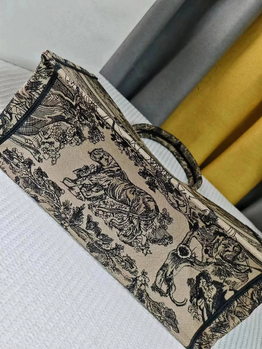 高仿名牌包Dior BookGM 藍色托特包包GM-M1286正品級別-貨到付款