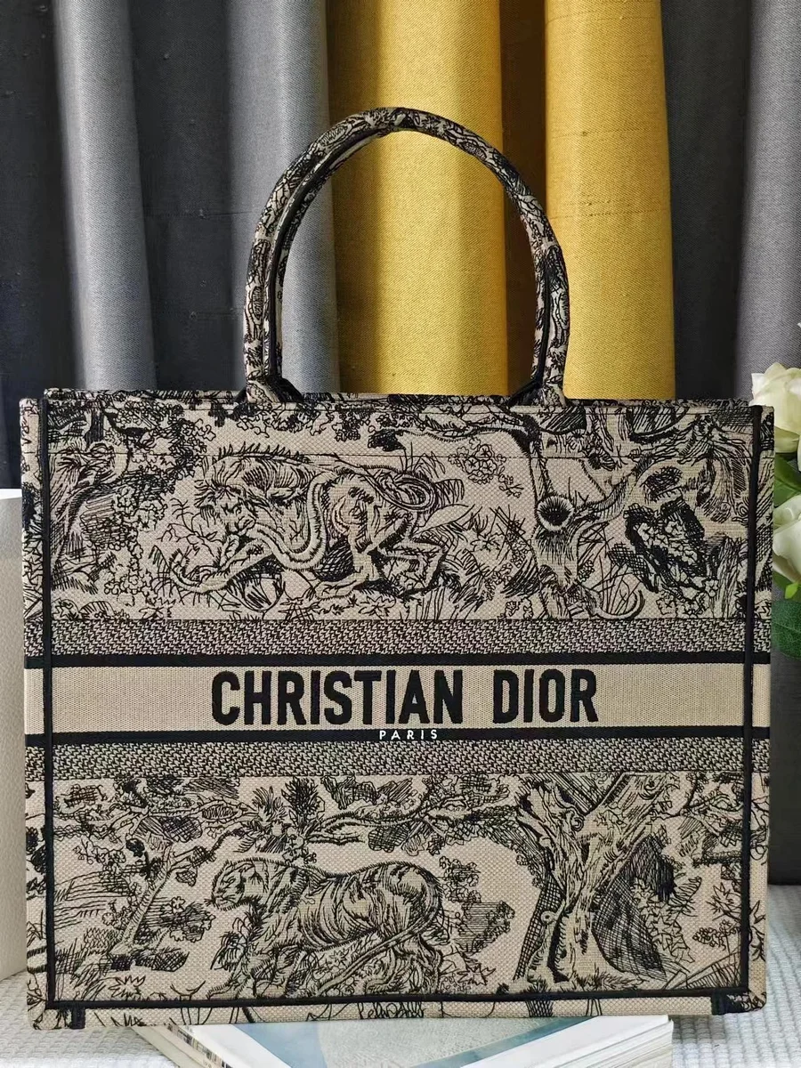 高仿名牌包Dior BookGM 藍色托特包包GM-M1286正品級別-貨到付款