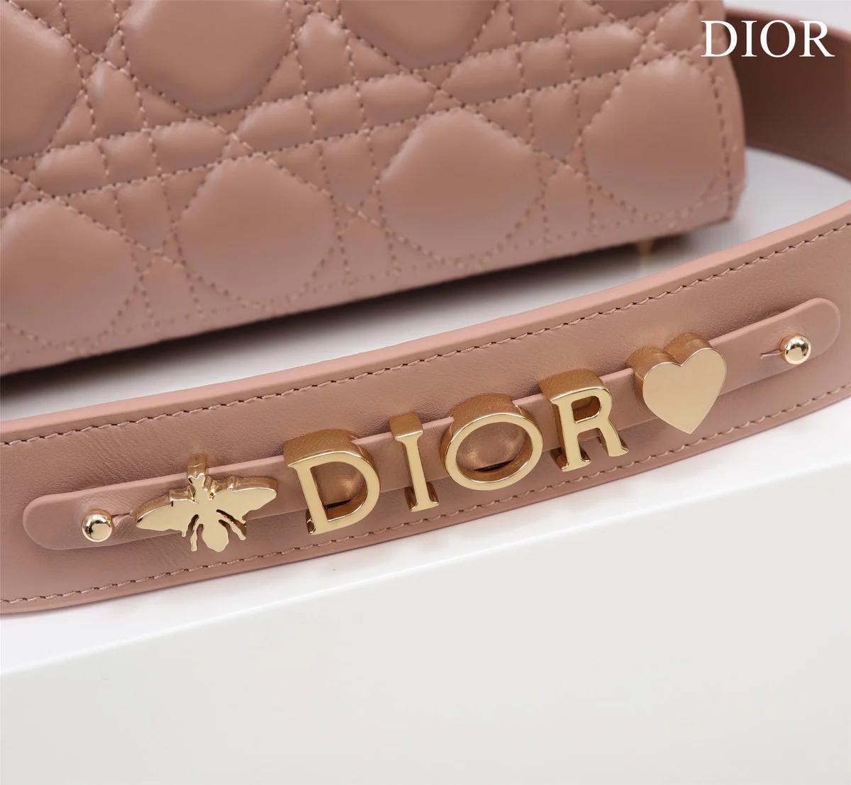 高仿包代購Dior Lady 胭脂色 羊皮斜挎包PM-M0538正品級別-貨到付款