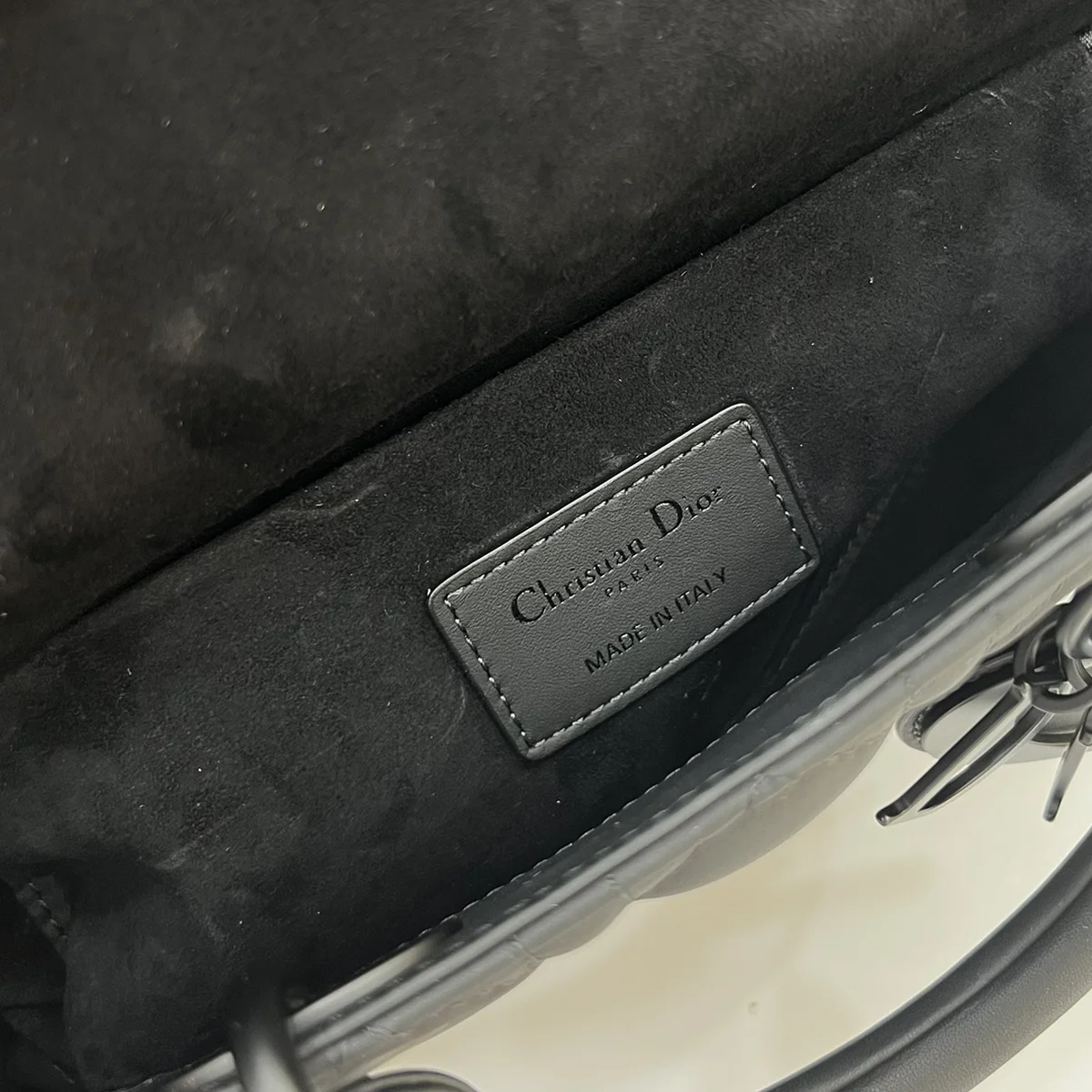 高仿包包Dior Lady 黑色 小牛皮斜挎包MM-M0540正品級別-貨到付款