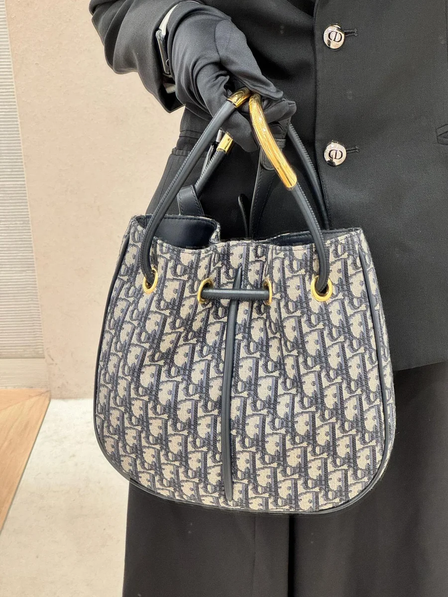 高仿包代購Dior Nolita 藍色背包MM-M2312正品級別-貨到付款