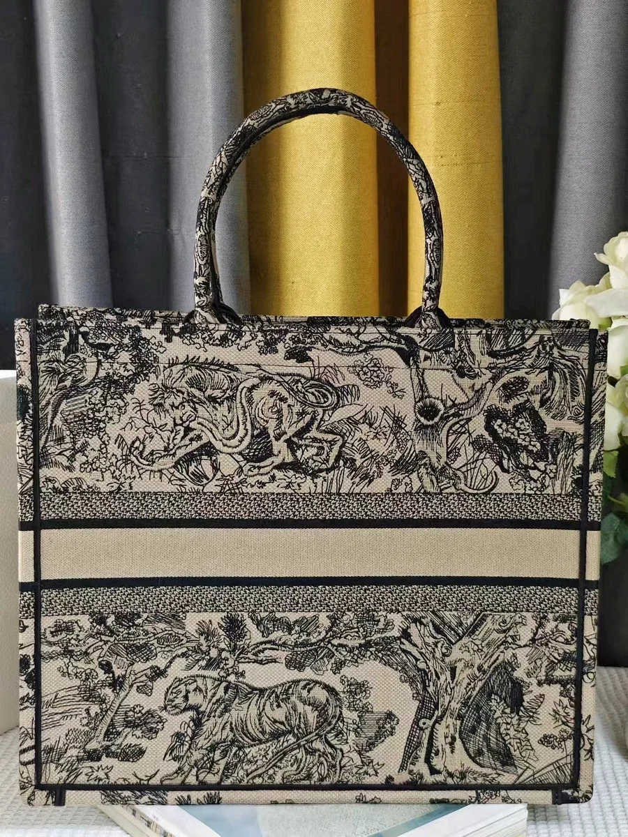 高仿名牌包Dior BookGM 藍色托特包包GM-M1286正品級別-貨到付款