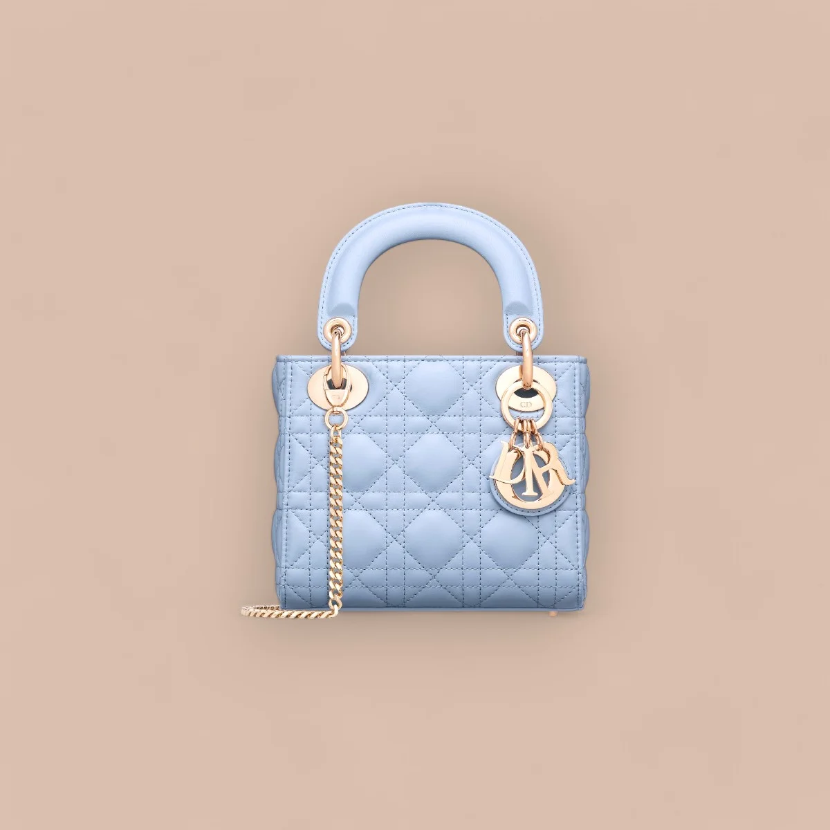 高仿包代購Dior Lady 淺藍 羊皮斜挎包PM-M0505正品級別-貨到付款
