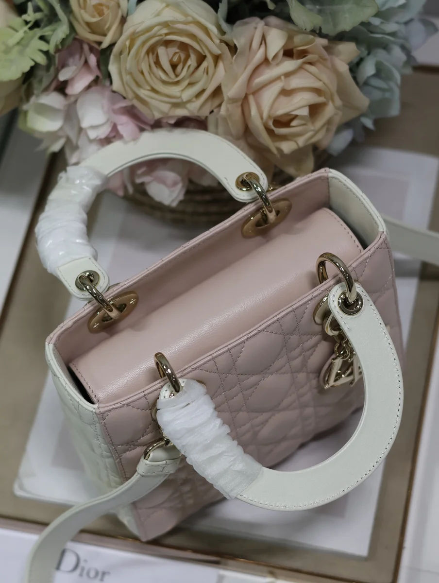 高仿包廠家Dior Lady 粉色斜挎包PM-M0531正品級別-貨到付款
