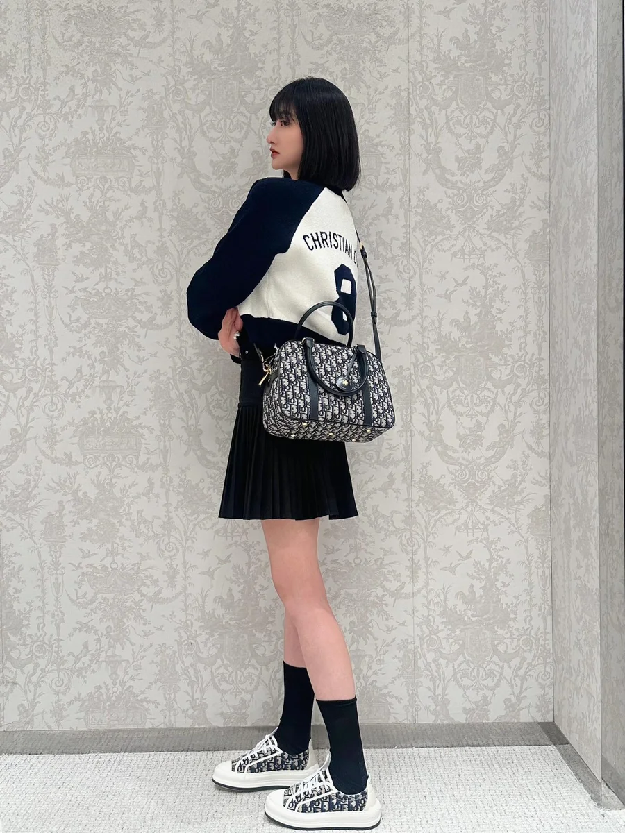 高仿包批發Dior D-Vibe 藍色斜挎包MM-M1341正品級別-貨到付款
