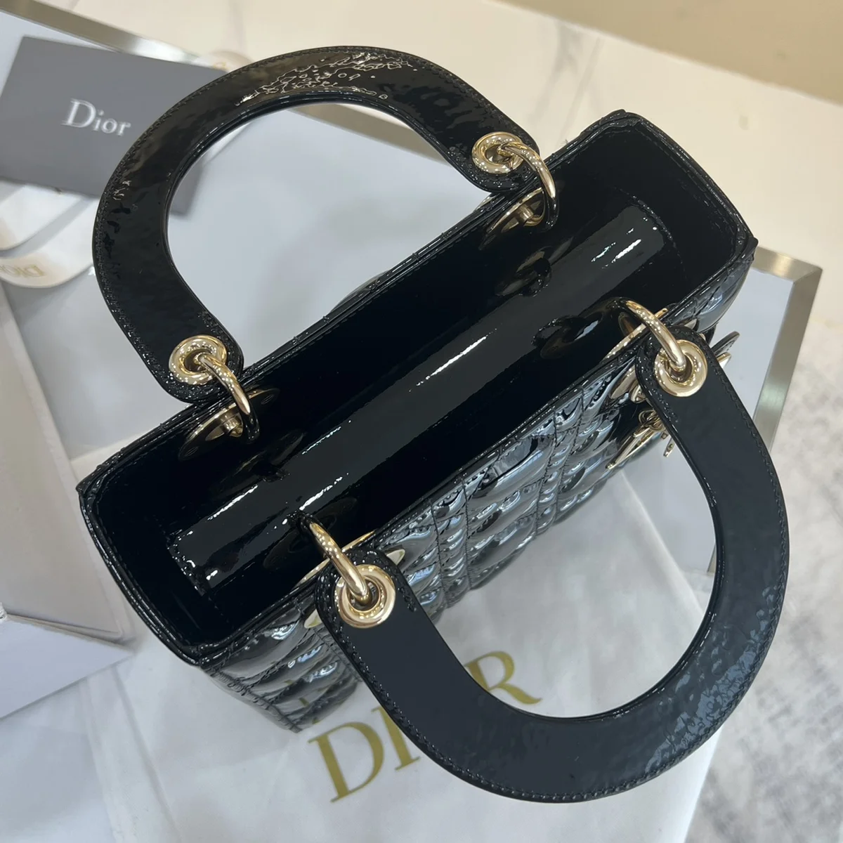 高仿包Dior Lady 黑色 小牛皮斜挎包PM-M0531正品級別-貨到付款