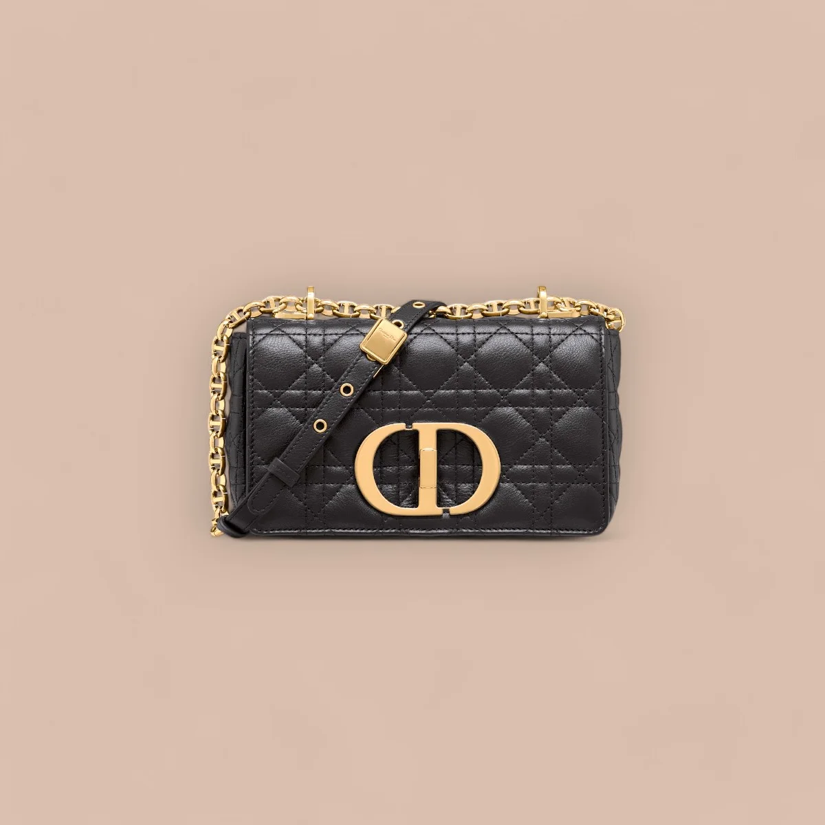 高仿奢侈品包Dior Caro 黑色 小牛皮斜挎包PM-M9241正品級別-貨到付款