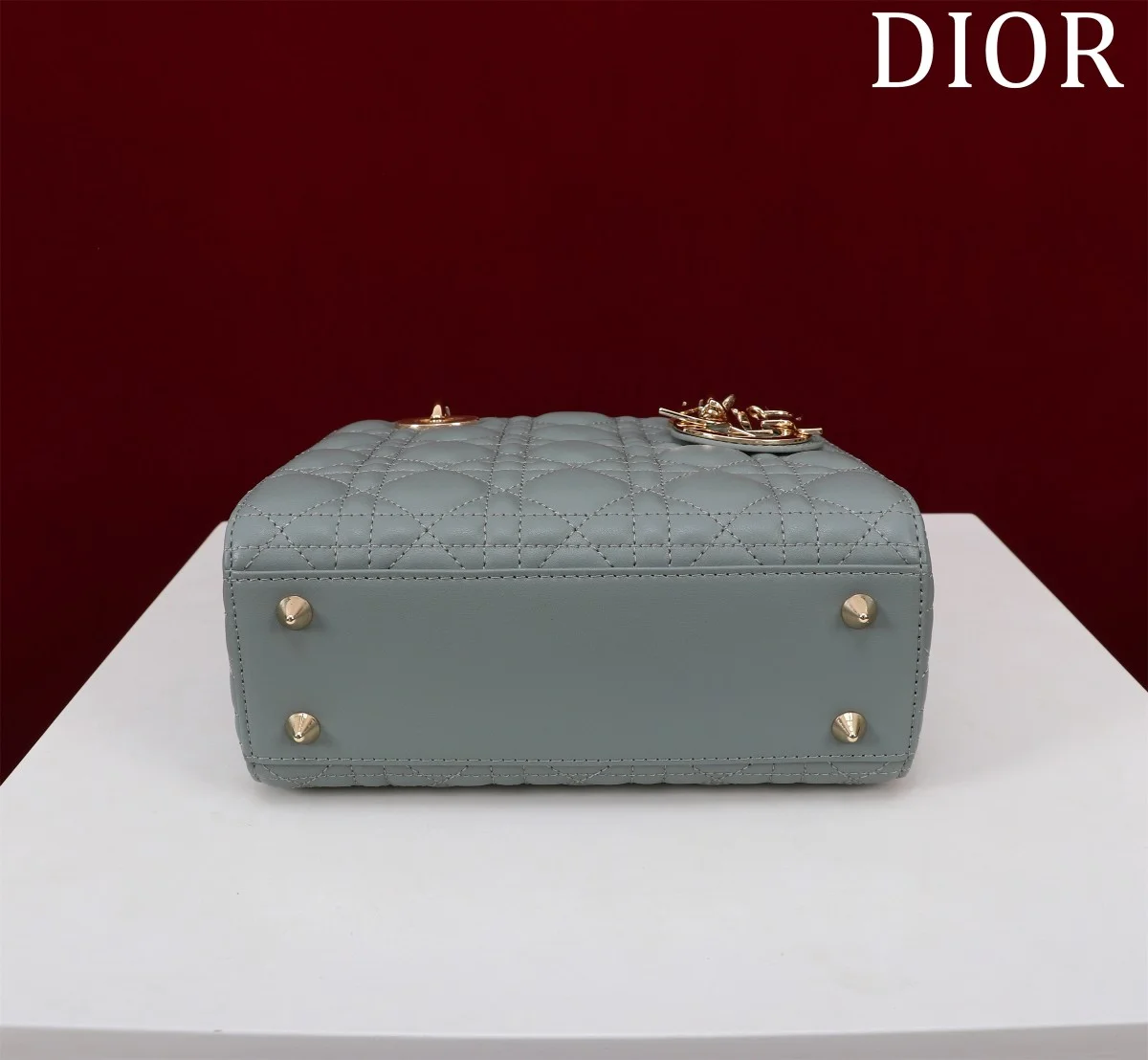 高仿包批發Dior Lady 淡藍 羊皮斜挎包PM-M0538正品級別-貨到付款