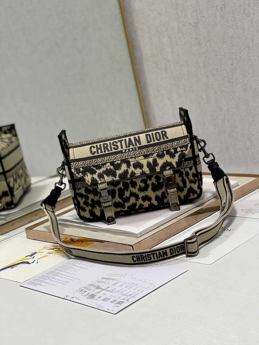 高仿奢侈品包Dior Oblique 藍色 布料斜挎包PM-M1241正品級別-貨到付款