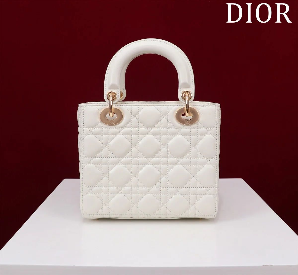 高仿包包Dior Lady 白色 羊皮斜挎包PM-M0538正品級別-貨到付款