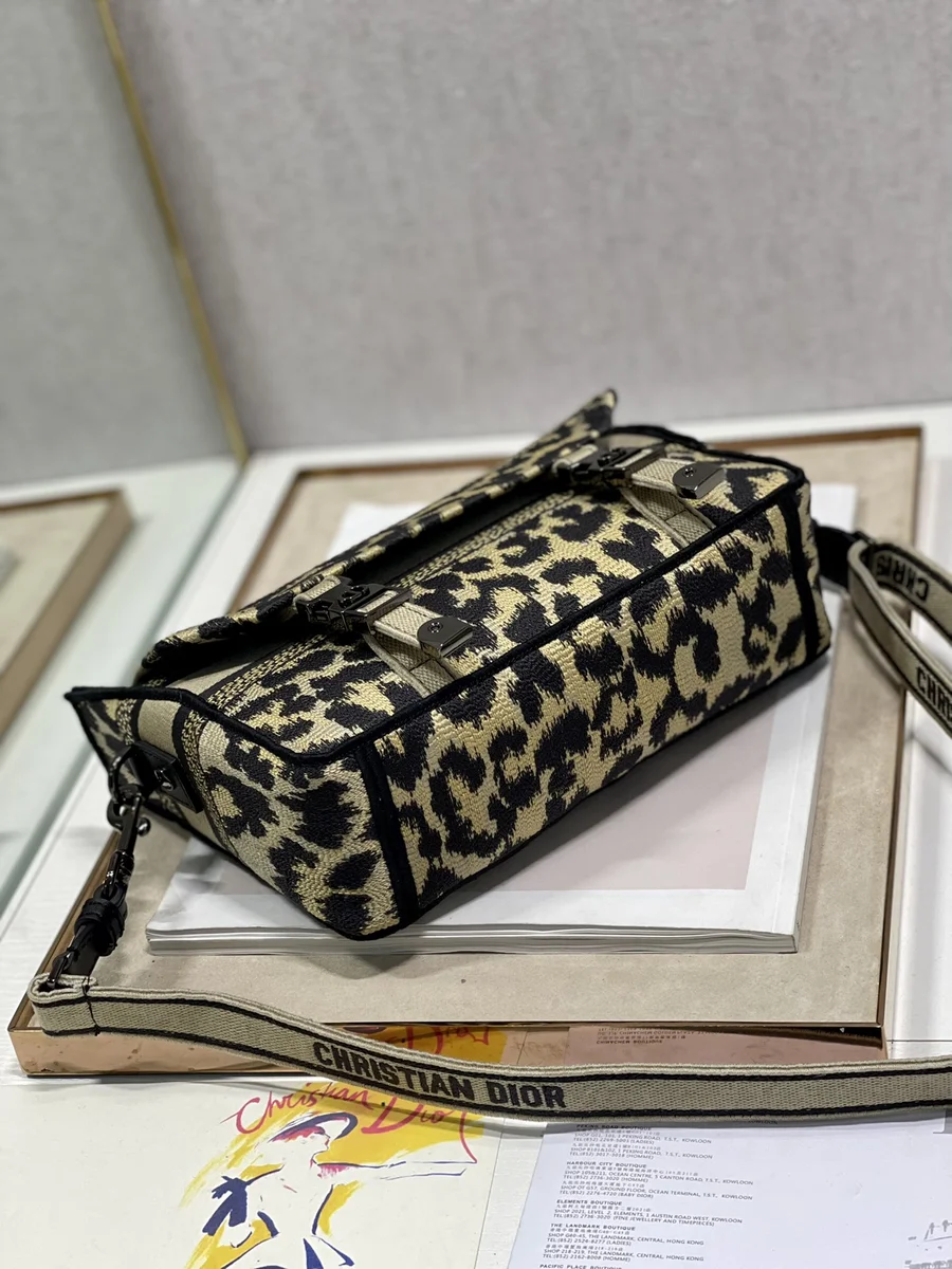 高仿奢侈品包Dior Oblique 藍色 布料斜挎包PM-M1241正品級別-貨到付款