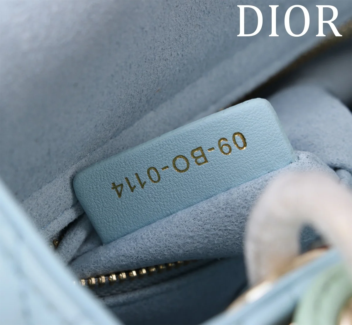 高仿包代購Dior Lady 淺藍 羊皮斜挎包PM-M0505正品級別-貨到付款