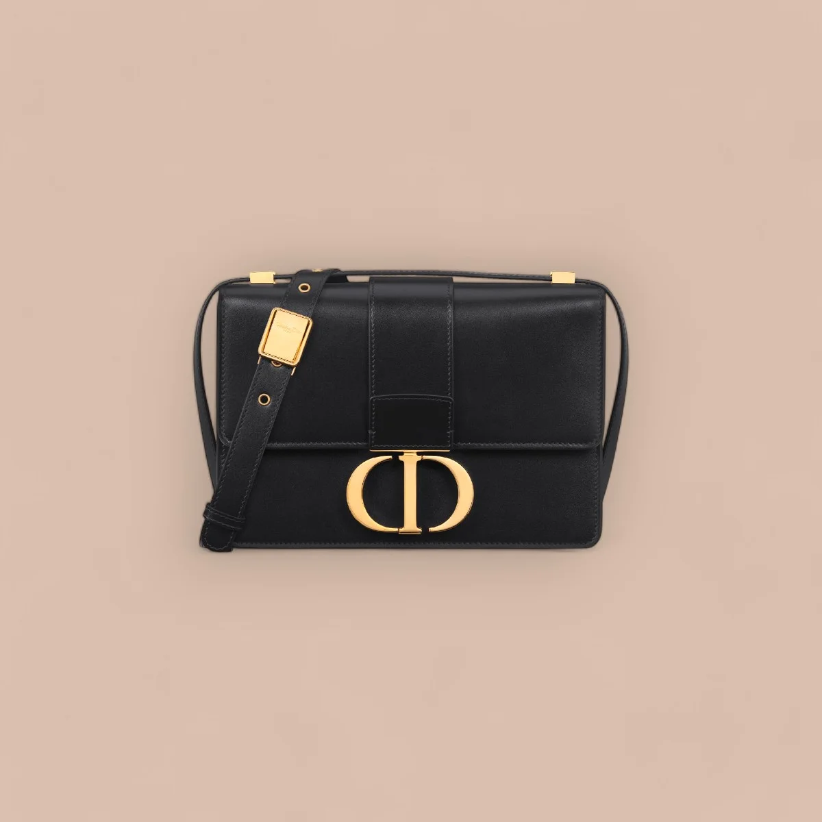 高仿奢侈品包Dior 30 Montaigne 黑色 小牛皮斜挎包MM-M9203正品級別-貨到付款