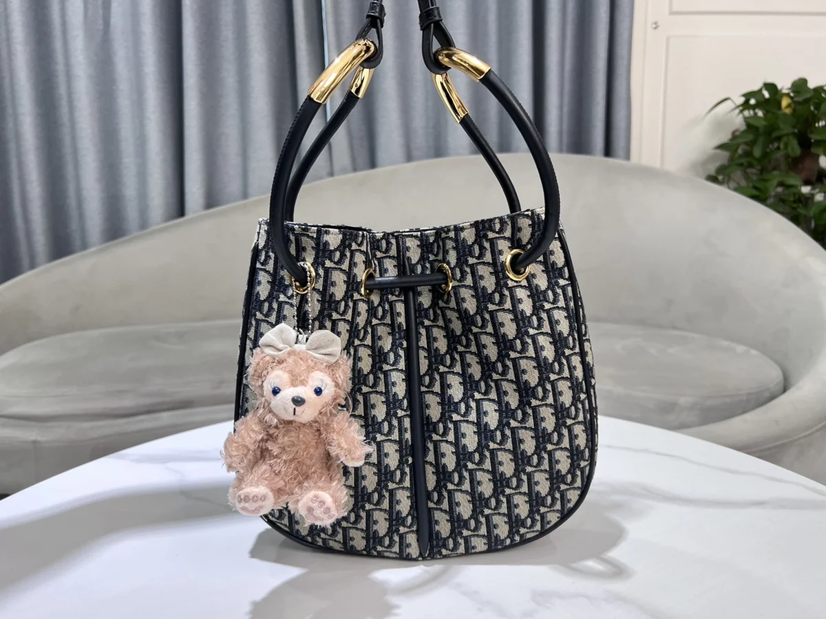 高仿包代購Dior Nolita 藍色背包MM-M2312正品級別-貨到付款