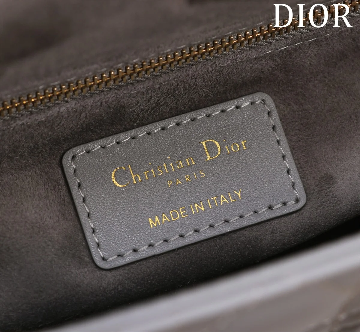 高仿包直銷Dior Lady 雲灰 羊皮斜挎包PM-M0538正品級別-貨到付款